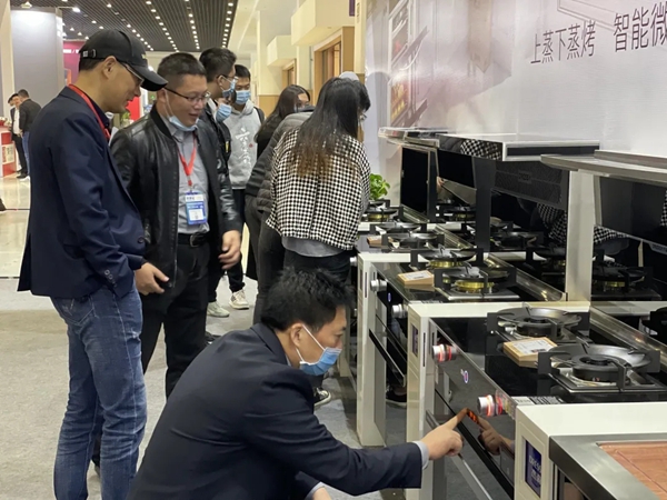 杰森集成灶亮相中国(嵊州)电机·厨具展成全场焦点