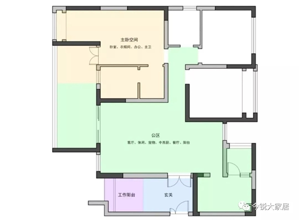 今锐大家居|126㎡旧房改造，打造意想不到的超大收纳空间！