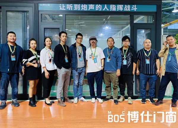 顺德室内设计行业协会来访博仕门窗参观交流