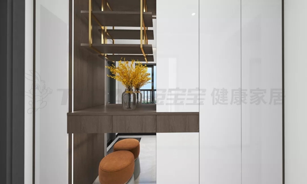 兔宝宝健康家居|139㎡现代简约四居室，绝佳配色与完美收纳的组合