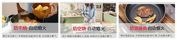 风田智清洁集成灶│智能防干烧，技高一筹护你安全下厨
