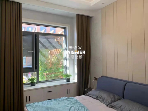 泰诗尔肌理壁膜案例|现代轻奢住宅，精致生活态度