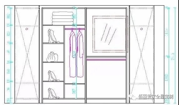佰丽爱家全屋定制|衣帽间布局设计全攻略！