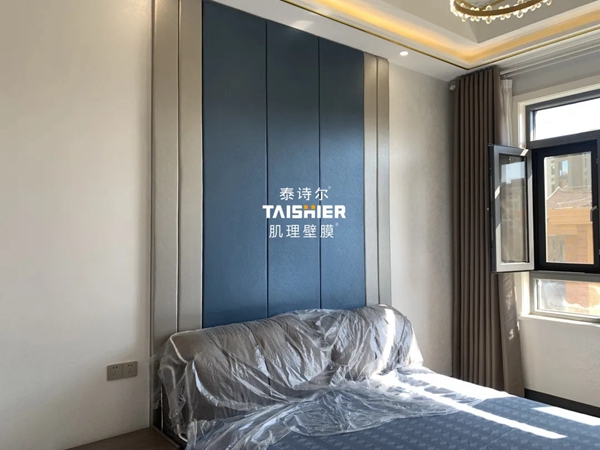 泰诗尔肌理壁膜案例|现代轻奢住宅，精致生活态度