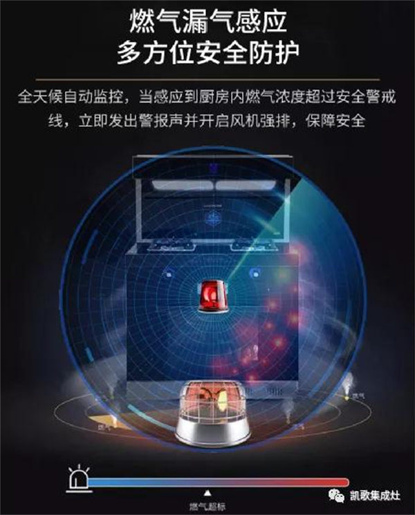 凯歌安全集成灶坚守品质 安全健康有保障