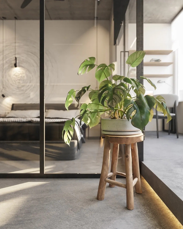 今锐大家居|70㎡的LOFT 轻工业风混凝土的空间不止有设计感，更有温馨！