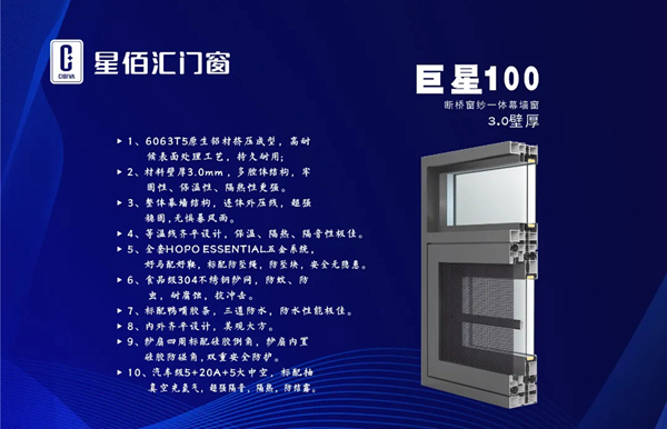 星佰汇门窗新品丨科技与艺术的结合，守护美好人居生活
