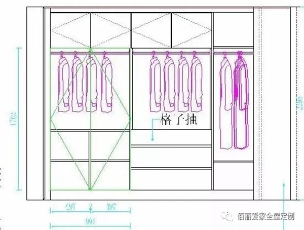 佰丽爱家全屋定制|衣帽间布局设计全攻略！