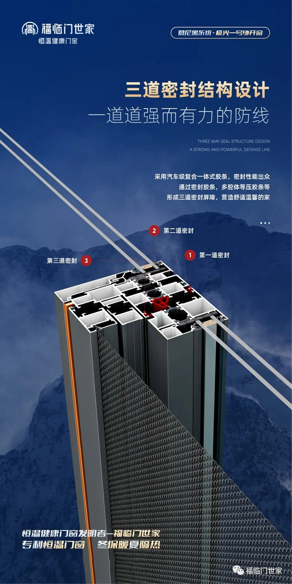 福临门世家门窗|慕尼黑系统极光一号，给您筑造一个冬暖夏凉的家！