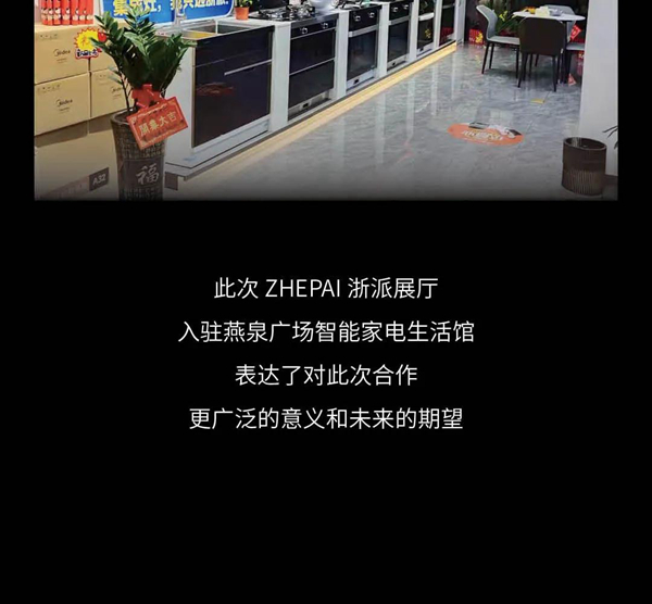 浙派电器，入驻湖南郴州燕泉广场家居生活馆