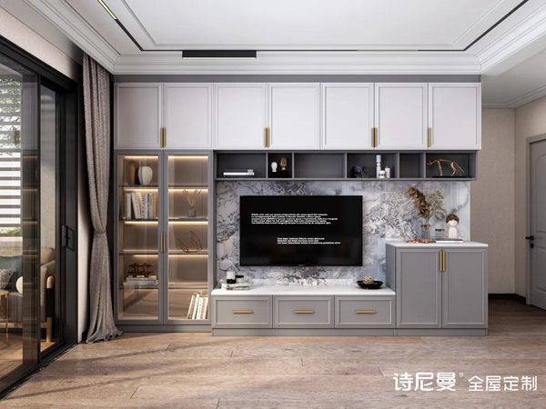 诗尼曼全屋定制|这小两口的148㎡ 新婚之房，居然整个小区都在偷学！