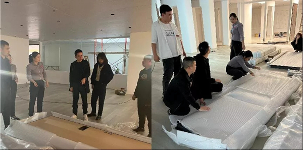 菲马仕智能门品牌服务团队走访汕头经销商