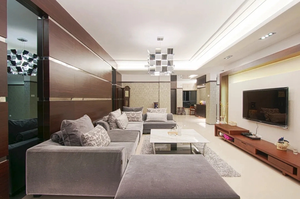 客来福全屋定制一眼万年的123m²中式东方系列