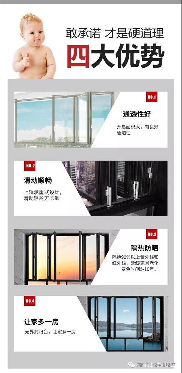 福临门世家门窗：封个窗，在阳台靠窗位置装个小吧台，惬意