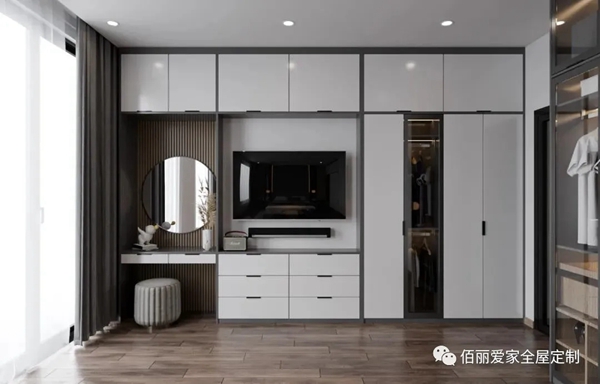 佰丽爱家全屋定制|定制妆台品鉴