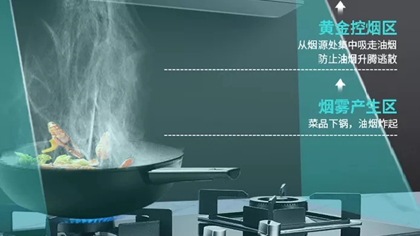 现代电器“顶侧双吸”智能油烟机，让你随时随心操控生活