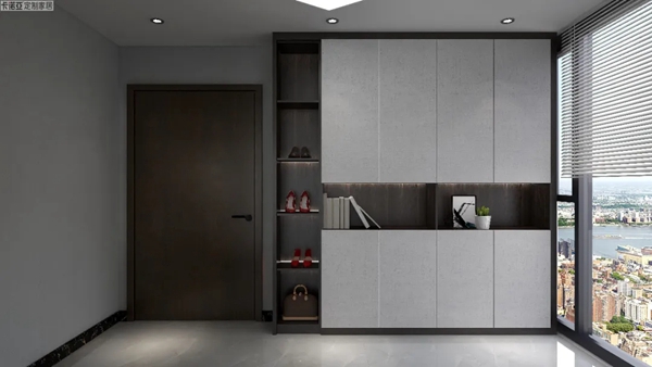 卡诺亚定制家居|无拉手极简柜，怎么看都是高逼格