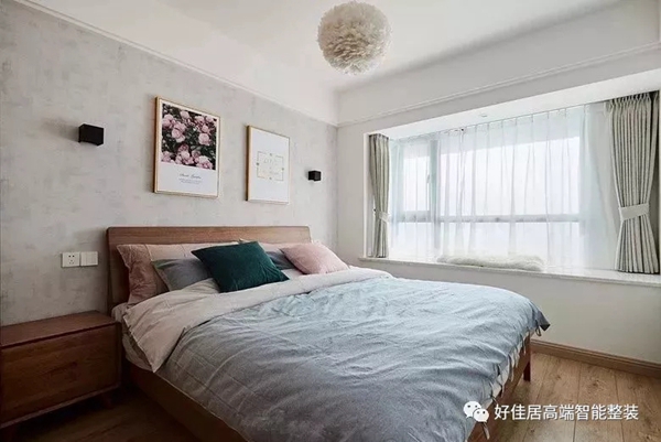 好佳居|这种床头墙布真的很漂亮！