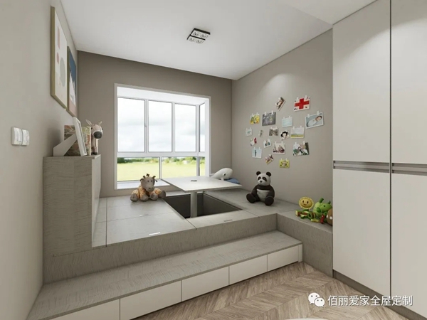 佰丽爱家全屋定制|榻榻米组合案例分享