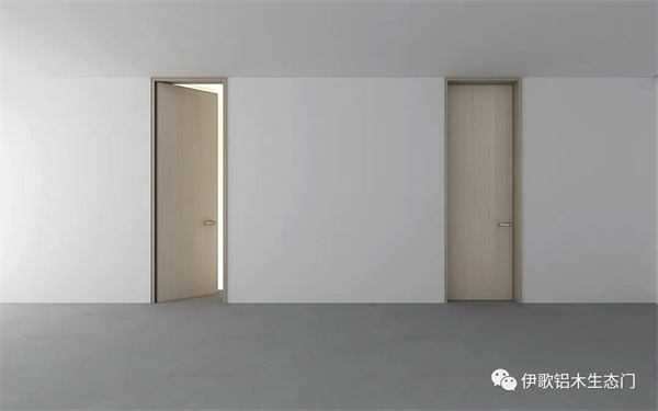 伊歌铝木生态门精品门系列——W框外平内开