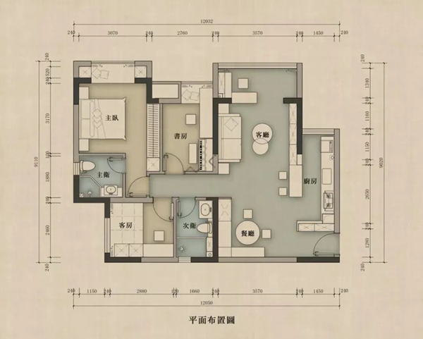 德瑞邦全屋定制：89㎡爆改三居 美哭我的新中国式审美