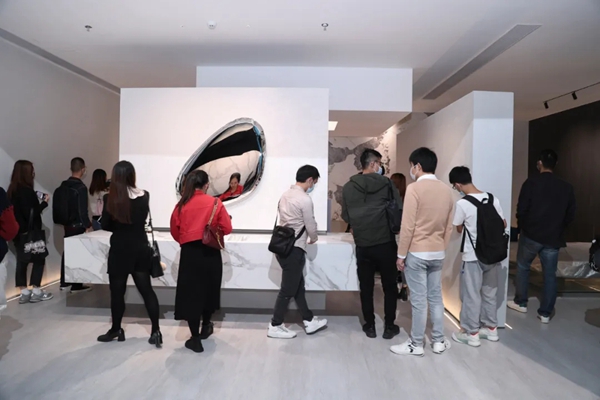 欧文莱陶瓷素色美学馆，羊盟新材料赋能设计佛山行