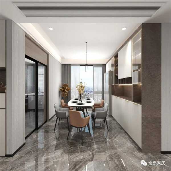 宝岛家居:110m²现代风格装修,颜色碰撞搭出新设计 宝岛家居:110m²现代风格装修,颜色碰撞搭出新设计