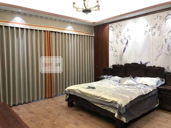 如鱼得水窗帘精品|卧室窗帘这样搭，美极了！​​
