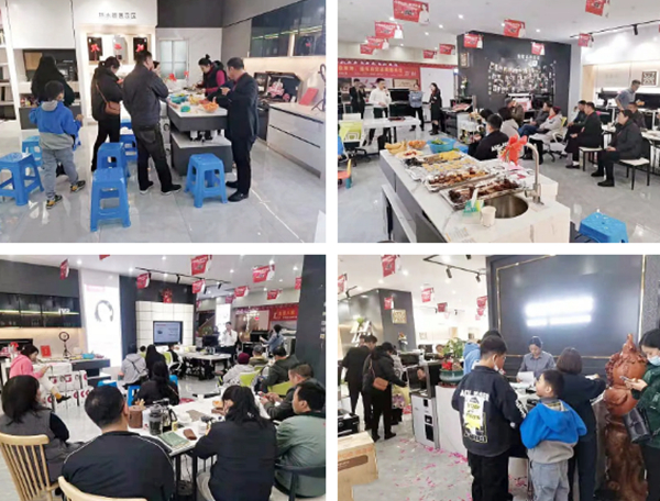 佳歌集成灶安徽滁州专卖店专场活动，就是这么火爆！