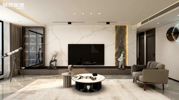 联邦高登全屋定制|188m²现代之家，一次颜值与功能的双向奔赴
