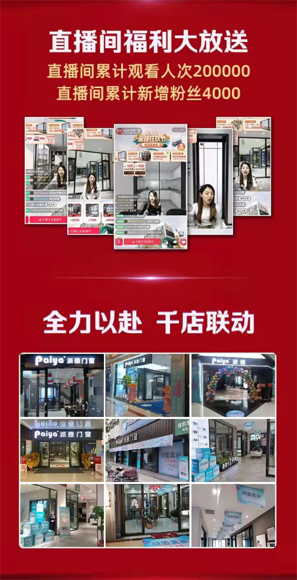 派雅门窗丨天猫双11勇夺行业第一