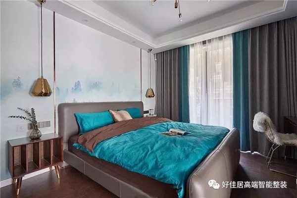 好佳居|这种床头墙布真的很漂亮！