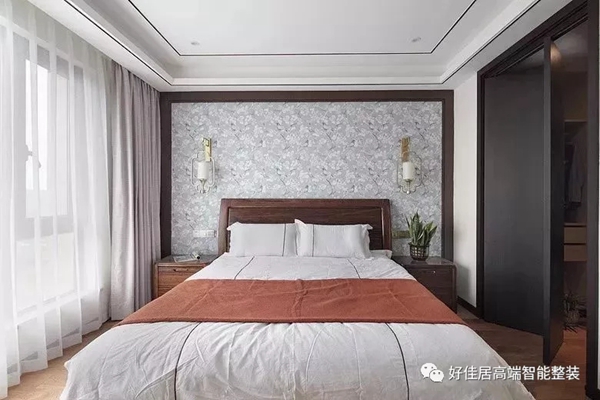好佳居|这种床头墙布真的很漂亮！