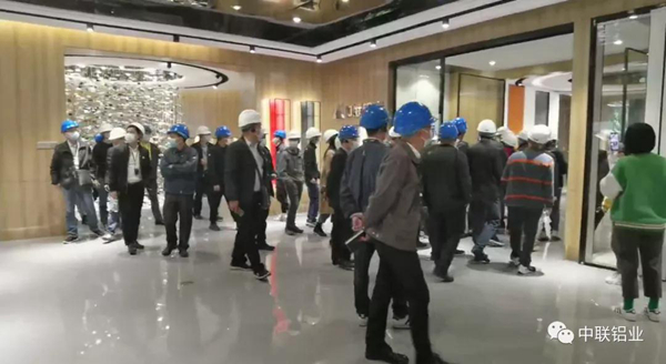 广东省中小企业促进会及一众各行企业领导莅临中联铝业参观指导工作