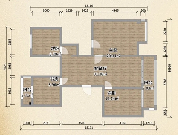 帅太全屋定制|90㎡小户型，现代轻奢风也能安排上！