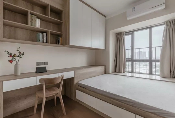 帅太全屋定制|80㎡三居室全屋定制，合理布局设计，小户型也能很舒适！
