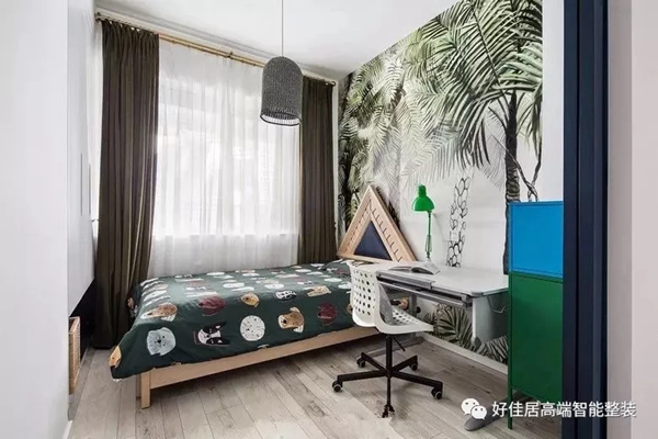 好佳居|这种床头墙布真的很漂亮！