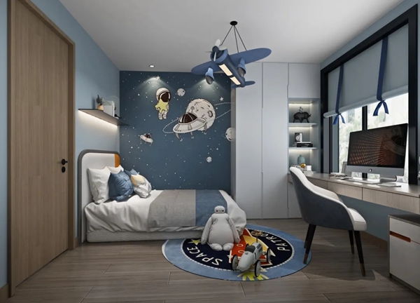 简·爱保罗全屋定制|儿童房定制要有远见，设计一个陪伴孩子成长的房间！
