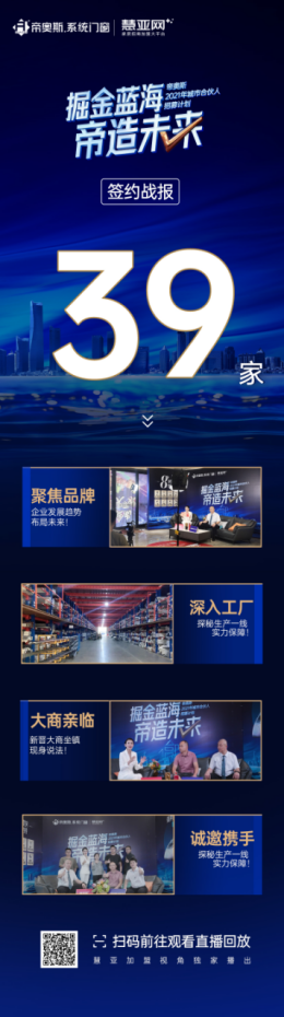 掘金蓝海，“帝”造未来！帝奥斯城市合伙人招募计划圆满落幕！
