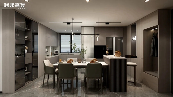 联邦高登全屋定制|188m²现代之家，一次颜值与功能的双向奔赴
