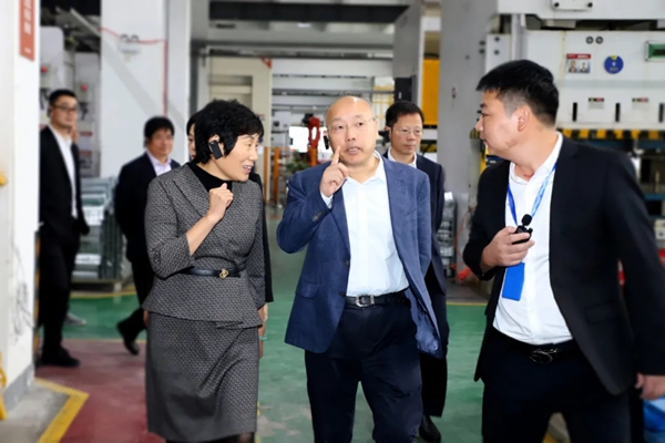亿田集成灶|浙江省政协副主席周国辉一行莅临调研亿田!