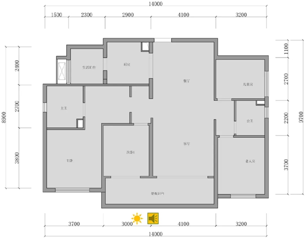 玛格全屋定制|阳台并入客厅，卧室藏着超大衣帽间，这套149㎡绝美新中式轰动了整个业主群~