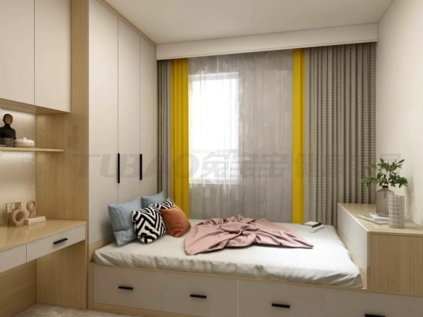 兔宝宝健康家居|81㎡简约风两居室，小户型就要发挥每个角落空间的价值
