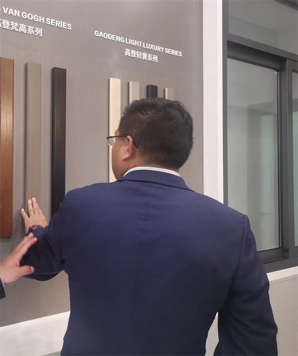 高登铝材|江苏省新沂市市长李胜一行莅临现场调研