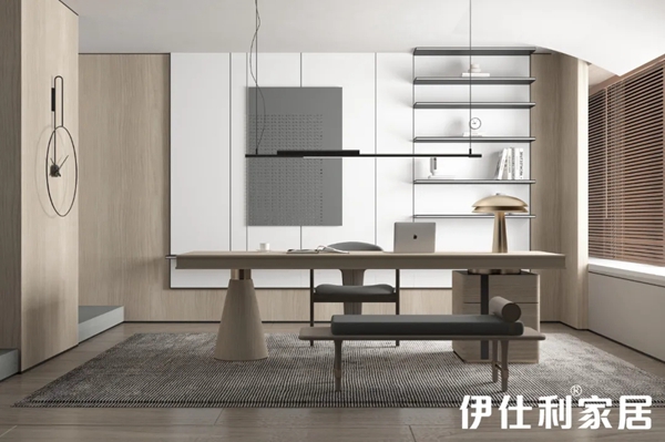 伊仕利家居新品书房 | 自然又实用的设计，超治愈！
