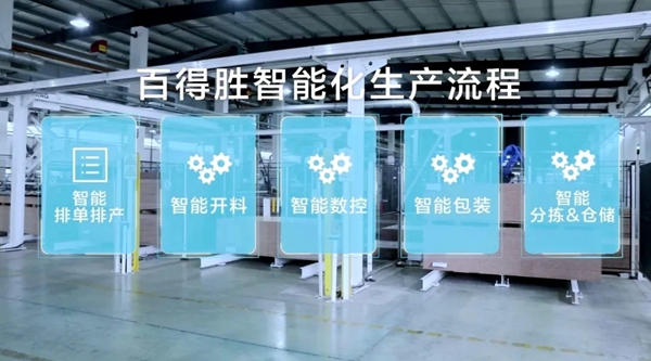 智胜未来丨百得胜环保定制柜四大智造基地，工业4.0产线智能进阶