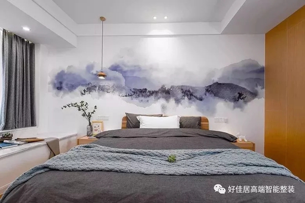 好佳居|这种床头墙布真的很漂亮！
