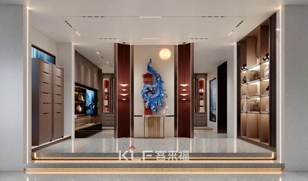客来福全屋定制一眼万年的123m²中式东方系列