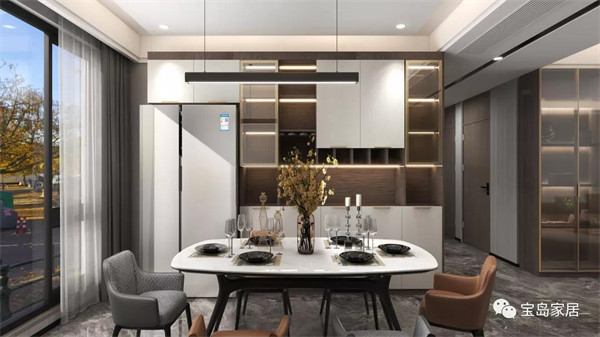 宝岛家居:110m²现代风格装修,颜色碰撞搭出新设计 宝岛家居:110m²现代风格装修,颜色碰撞搭出新设计