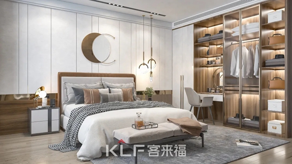 客来福全屋定制|刷爆朋友圈的主卧衣柜设计，不看你就后悔了！